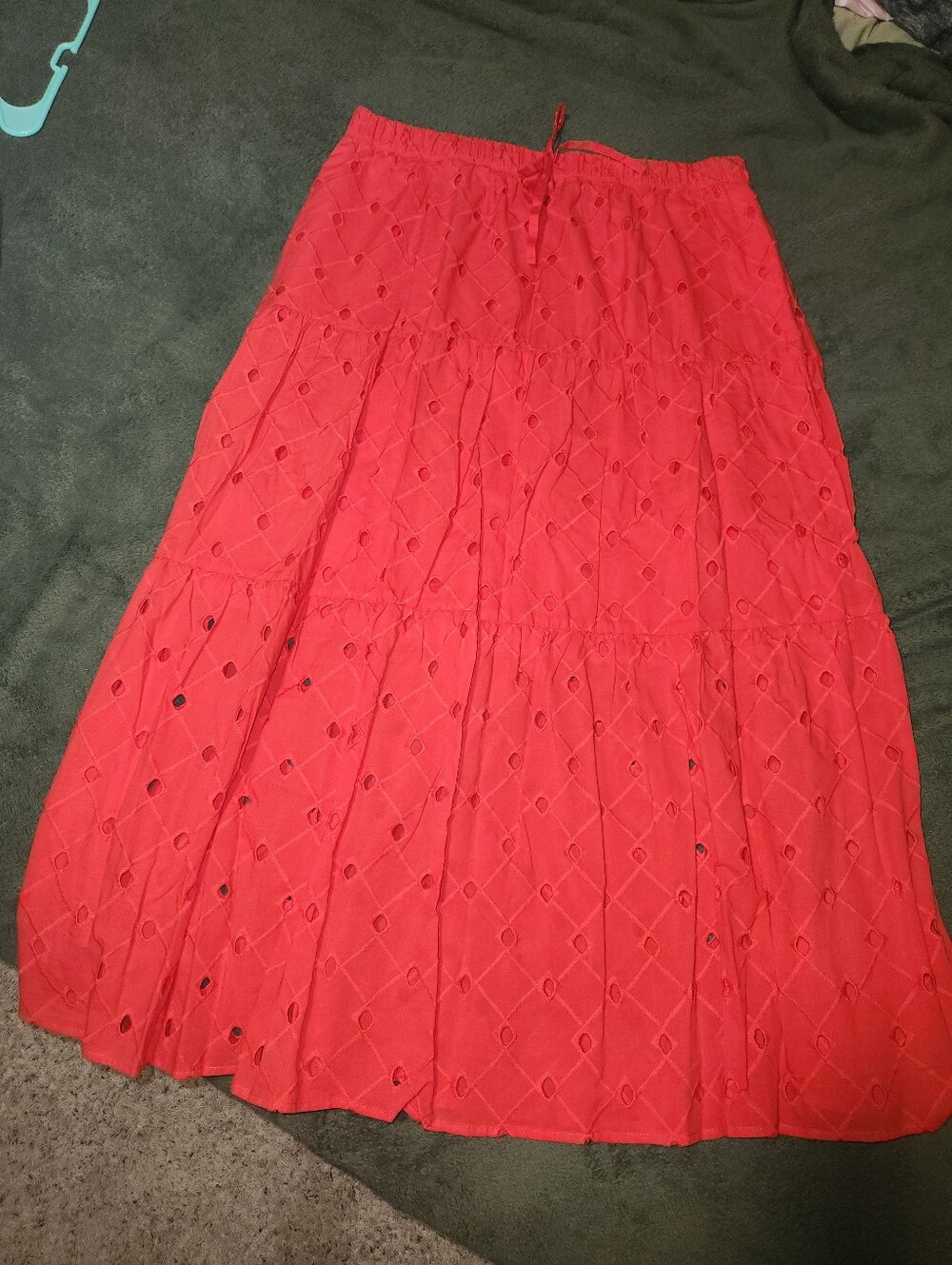 A New Day Red Maxi Skirt *NWOT*